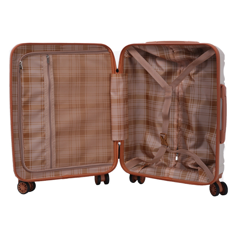 Fashionable hardside spinner suitcase