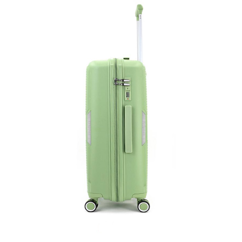 Secure hardcover suitcase for long trips