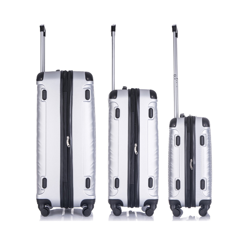 Hardshell carry-on suitcase for flights