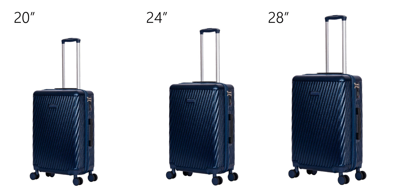 Premium 20/24/28 Inch ABS Hardside Luggage Full Details