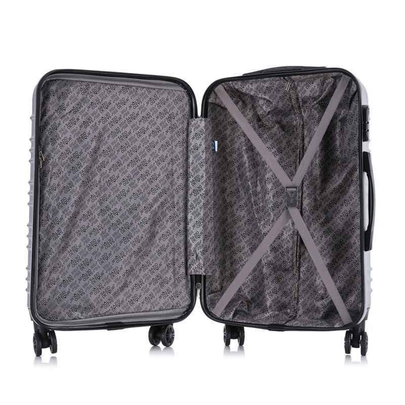 Travel-friendly ABS trolley trio