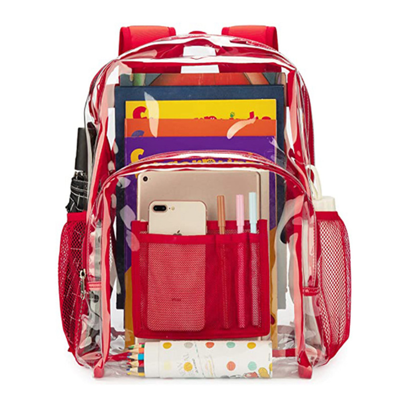 Transparent school bags supplier