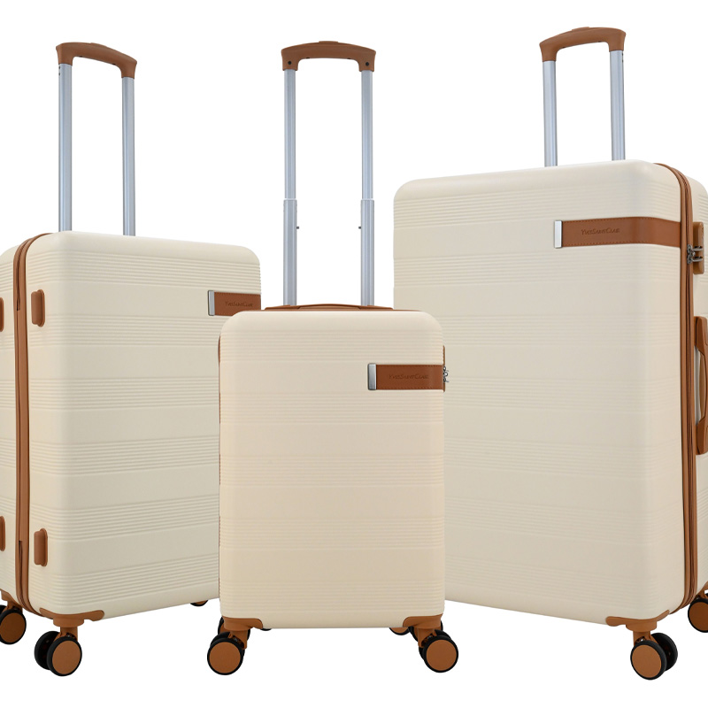 Hard shell trolley luggage set