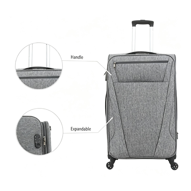 Water-resistant hardshell suitcase design
