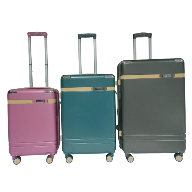 3-piece gray luggage set